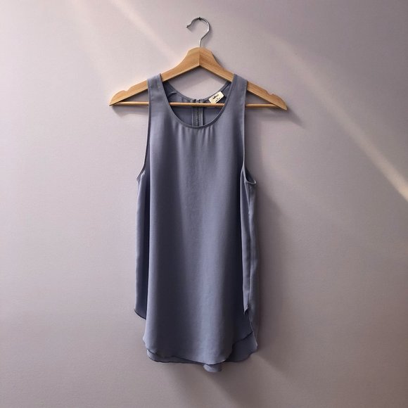 Aritzia Wilfred lilac/ashen sleeveless blouse (XS) - Picture 1 of 7